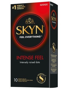 Préservatifs perlés sans latex Skyn Intense Feel x10