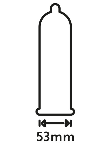 Préservatifs en latex Original 53mm x12