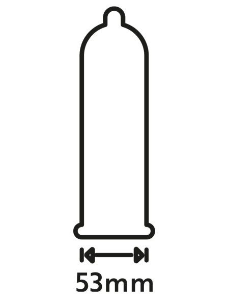 Préservatifs en latex Original 53mm x12