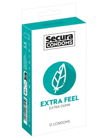 Préservatifs fins en latex Extra Feel x12 Préservatifs fins en latex Extra Feel x12