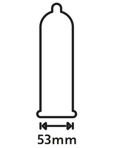 Préservatifs fins Extra Feel 53mm x100