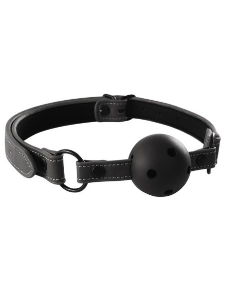 Baillon boule percé Renegade noir Baillon boule percé Renegade noir