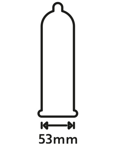 Préservatifs perlés Extra Fun 53mm x12