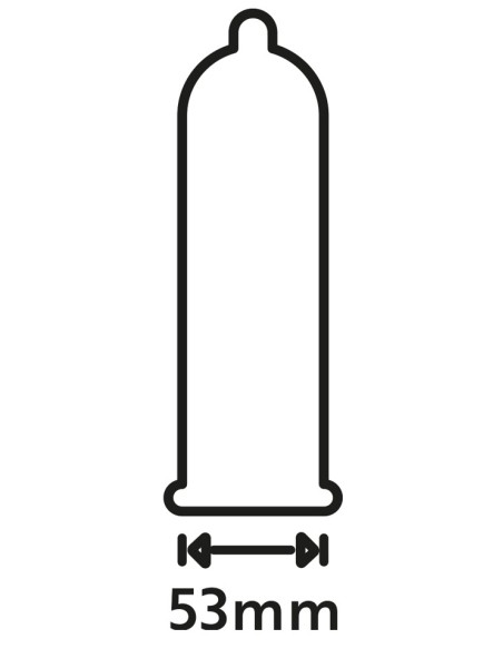 Préservatifs perlés Extra Fun 53mm x12