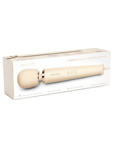 Wand Powerful Plug-In 34cm - Tête 62mm Crème