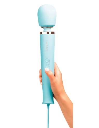 Wand Powerful Plug-In 34cm - Tête 62mm Bleu Ciel