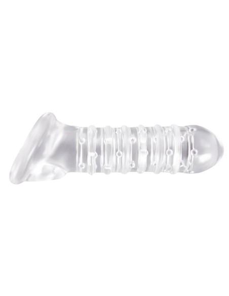 Etui pénien RIBBED Renegade Transparent 16 x 4 cm