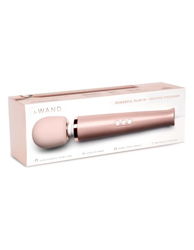 Wand Powerful Plug-In 34cm - Tête 62mm Rose Gold