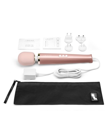 Wand Powerful Plug-In 34cm - Tête 62mm Rose Gold