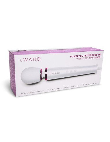 Wand Powerful Petite Plug-In 25cm Tête 47mm Blanc