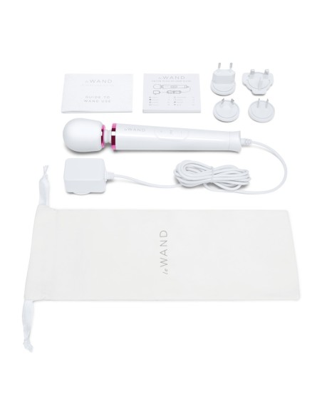 Wand Powerful Petite Plug-In 25cm Tête 47mm Blanc