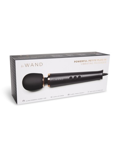 Wand Powerful Petite Plug-In 25cm Tête 47mm Noir