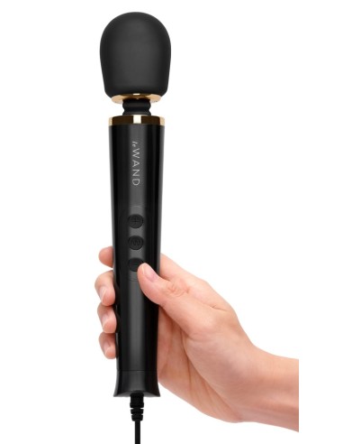 Wand Powerful Petite Plug-In 25cm Tête 47mm Noir