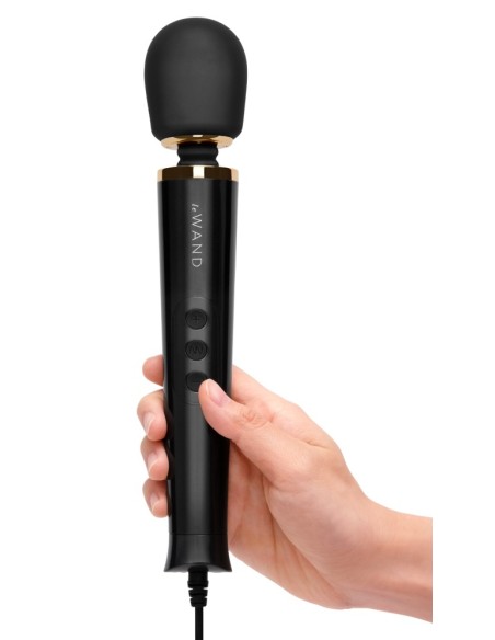 Wand Powerful Petite Plug-In 25cm Tête 47mm Noir Wand Powerful Petite Plug-In 25cm Tête 47mm Noir
