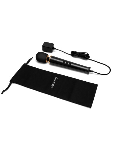 Wand Powerful Petite Plug-In 25cm Tête 47mm Noir