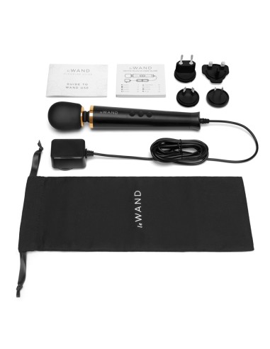 Wand Powerful Petite Plug-In 25cm Tête 47mm Noir
