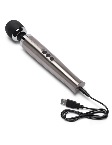 Wand Die Cast Rechargeable 29cm Tête 51mm Gris
