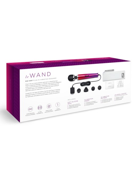 Wand Die Cast Plug-In 29cm - Tête 51mm Ombre