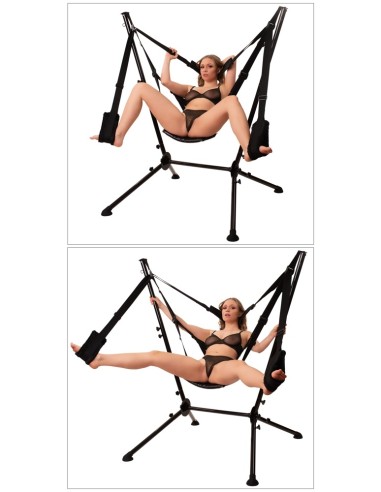 Balançoire autoportante Sex Swing Noire