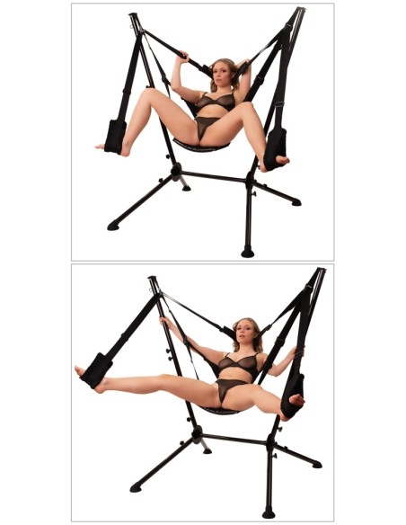 Balançoire autoportante Sex Swing Noire