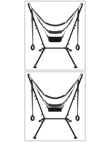 Balançoire autoportante Sex Swing Noire