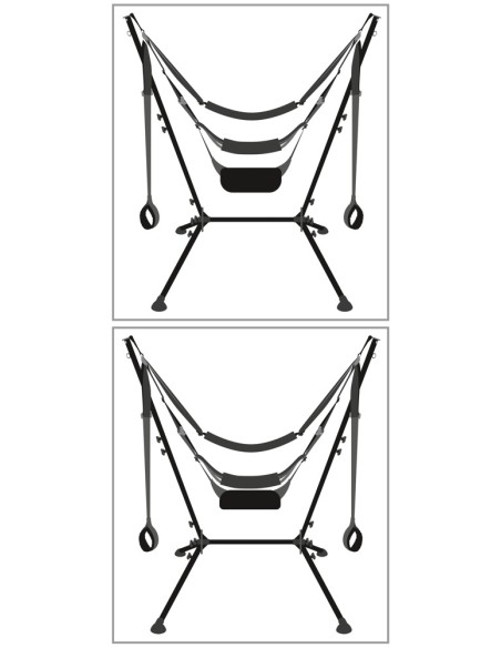 Balançoire autoportante Sex Swing Noire