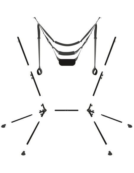 Balançoire autoportante Sex Swing Noire