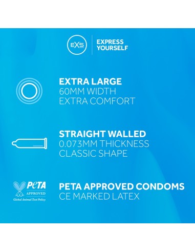 Préservatifs XXL Magnum 60mm x48