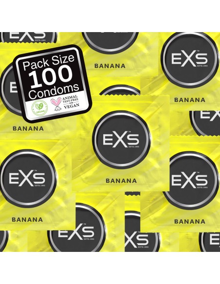Préservatifs aromatisés Banana x100 Préservatifs aromatisés Banana x100