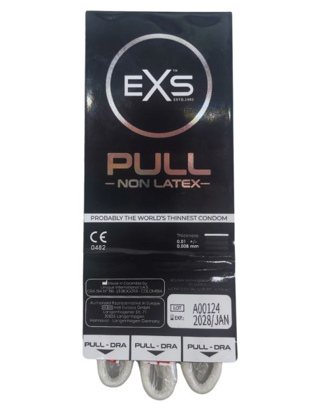 Préservatifs sans latex Pull x3