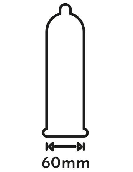 Préservatifs XXL en latex Extra Large 60mm x12