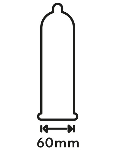 Préservatifs XXL en latex Extra Large 60mm x48