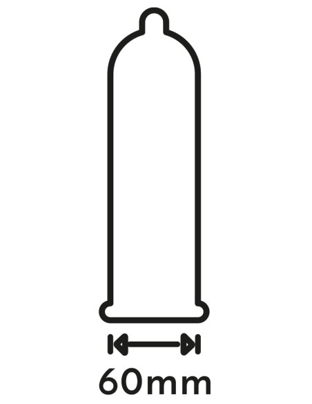 Préservatifs XXL en latex Extra Large 60mm x48