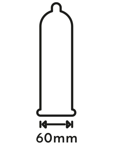 Préservatifs XXL en latex Extra Large 60mm x100