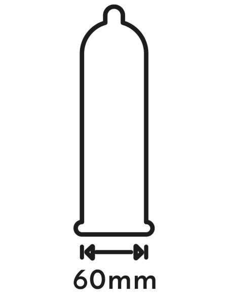 Préservatifs XXL en latex Extra Large 60mm x100
