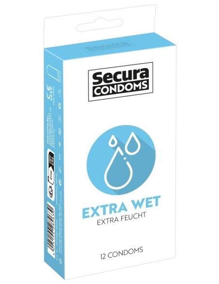 Préservatifs lubrifiés Extra Wet x12