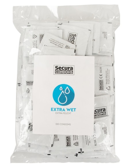 Préservatifs lubrifiés Extra Wet x100