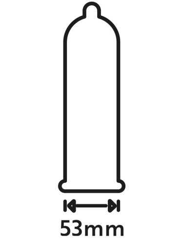 Préservatifs épais en latex Extra Safe 53mm x48
