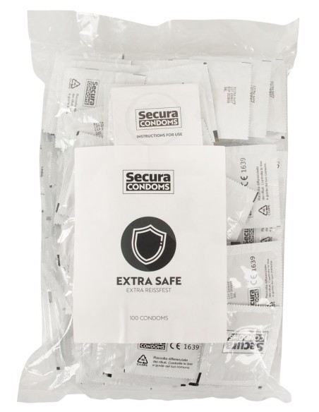 Préservatifs épais en latex Extra Safe x100 Préservatifs épais en latex Extra Safe x100