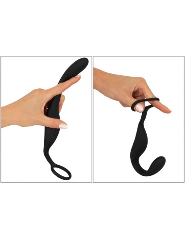 Cockring Plug Vibe Velvet 8 x 2.5cm