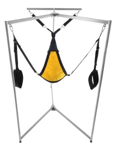 Kit Sling Tissu Triangle Jaune Armature Grise