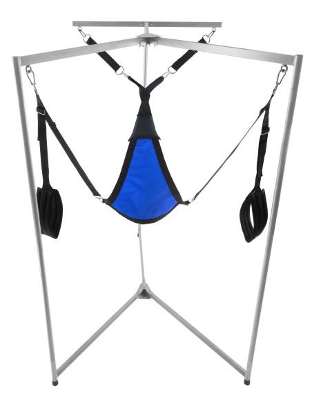 Kit Sling Tissu Triangle Bleu Armature Grise