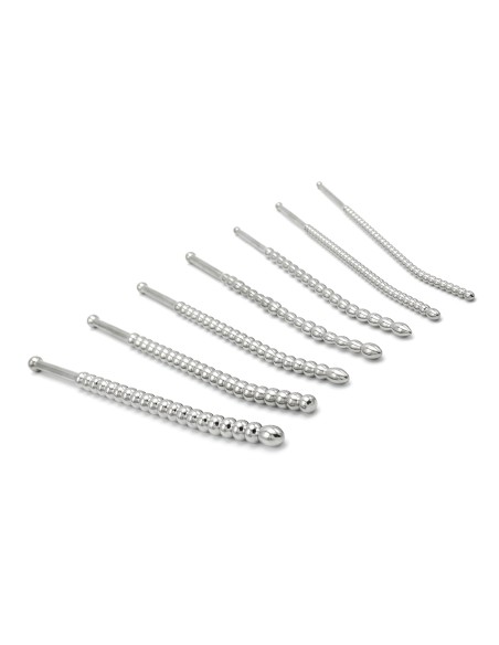 Kit de 7 Tiges d'urètre Beaded Dilator 20 cm - Diamètres 5 à 10mm Kit de 7 Tiges d'urètre Beaded Dilator 20 cm - Diamètres 5 à 10mm