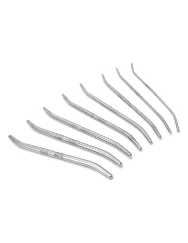 Kit de 8 Tiges d'urètre end Curve 14 cm - Diamètres 4 à 13mm