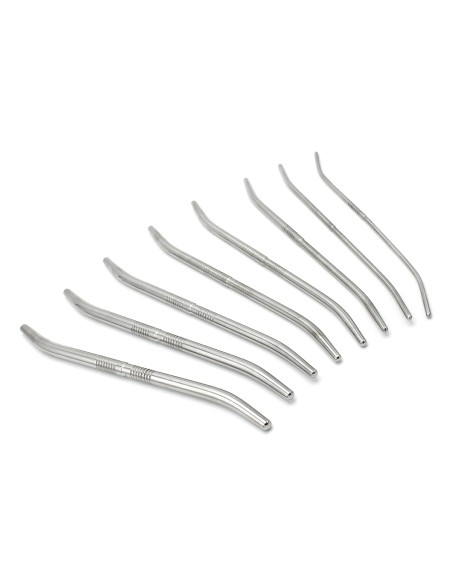 Kit de 8 Tiges d'urètre end Curve 14 cm - Diamètres 4 à 13mm
