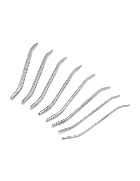 Kit de 8 Tiges d'urètre end Curve 14 cm - Diamètres 4 à 13mm