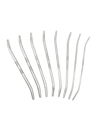 Kit de 8 Tiges d'urètre end Curve 14 cm - Diamètres 4 à 13mm