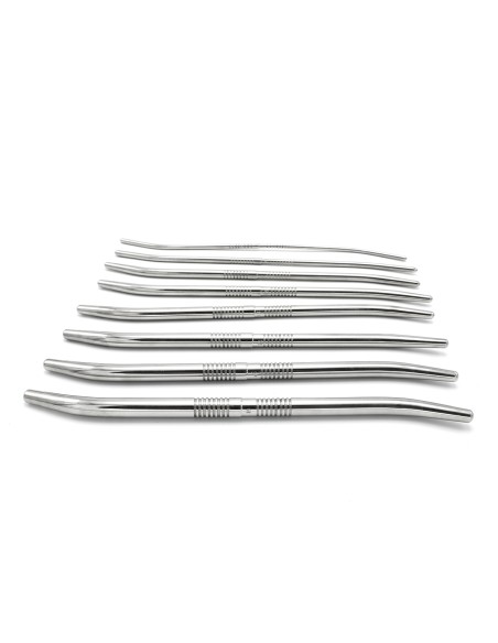 Kit de 8 Tiges d'urètre end Curve 14 cm - Diamètres 4 à 13mm