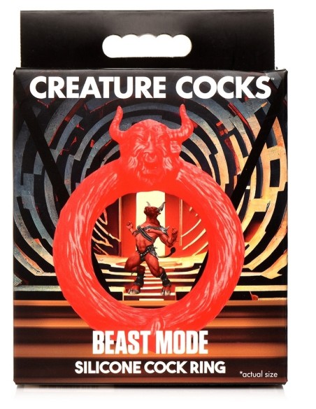 Cockring Beast Mode Rouge Cockring Beast Mode Rouge