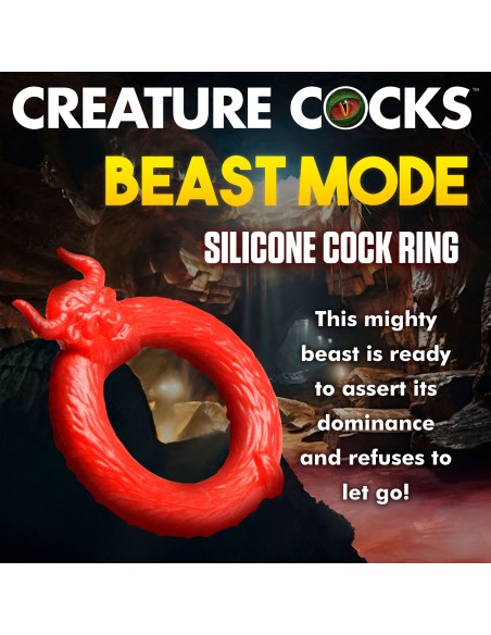 Cockring Beast Mode Rouge Cockring Beast Mode Rouge